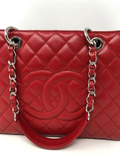 chanel bags red color